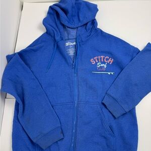 Disney stitch blue‎ women's jacket Large